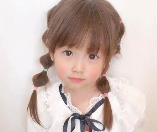 女宝宝最流行的发型  幼儿短发扎发大全