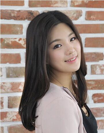 女学生适合的甜美淑女气质中长发