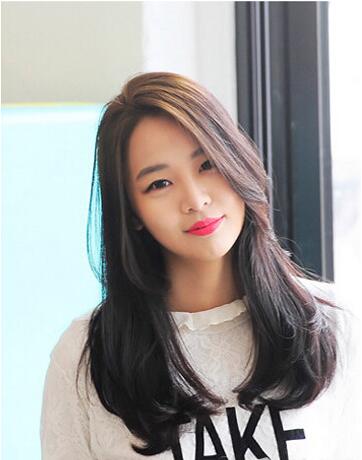 女学生适合的甜美淑女气质中长发