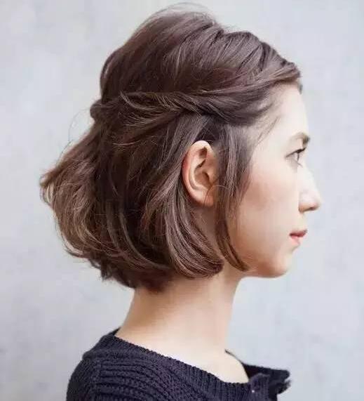 刘海长了这样编发超美又时髦
