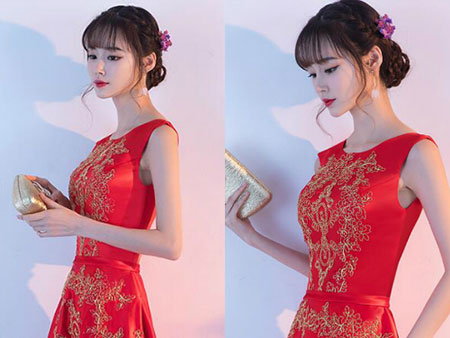 新娘晚宴盘发发型 高贵气质