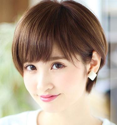 圆脸短发发型 修颜瘦脸萌萌哒