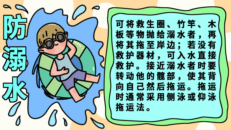 防溺水手抄报简单内容 防溺水手抄报简单内容画法 
