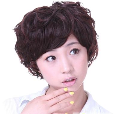 假发短发发型 假发短发凸显你脸部的精致及美艳