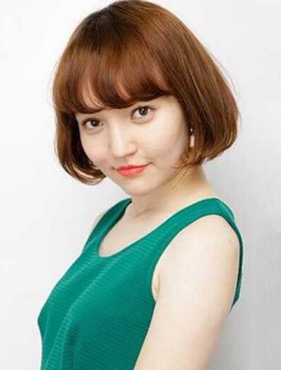 内扣短发适合什么脸型 圆脸女生短发搭内扣发尾令人着迷