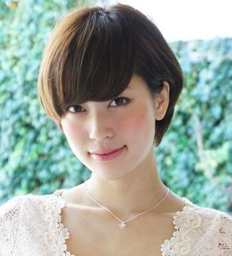 椭圆脸女生适合的甜美修颜可爱短发发型