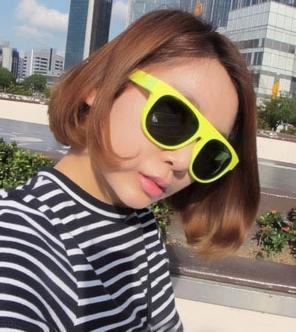适合圆脸女生的短发 干练有型的短发变时尚小辣妹