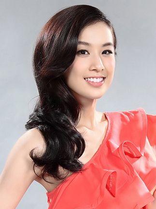 圆脸长发发型 秒变瓜子脸的女生圆脸长发发型