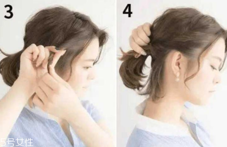头发短怎么扎好看？6个步骤让短发有型又可爱