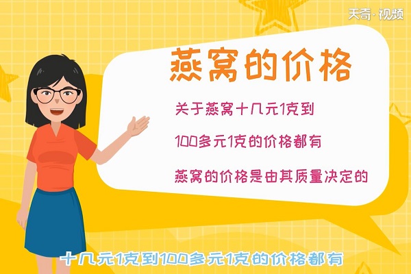 燕窝的价格 燕窝的价格是多少 