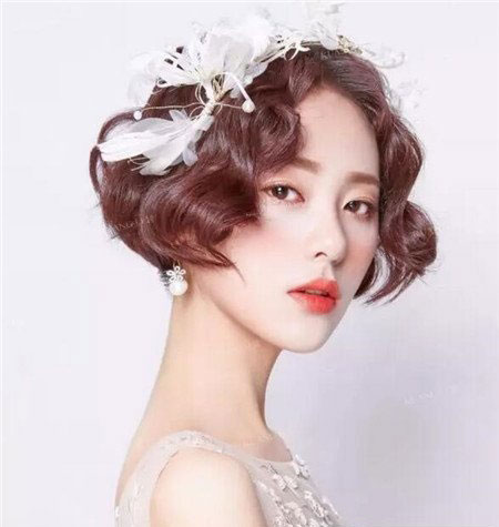 绝美短发新娘发型 10款最新新娘短发