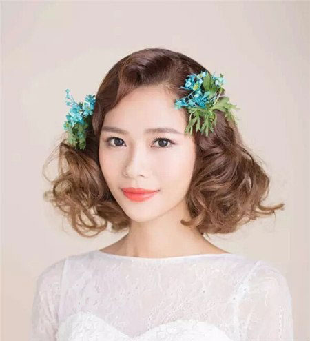 绝美短发新娘发型 10款最新新娘短发