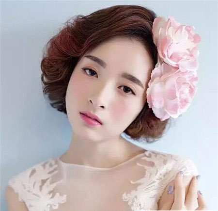 绝美短发新娘发型 10款最新新娘短发