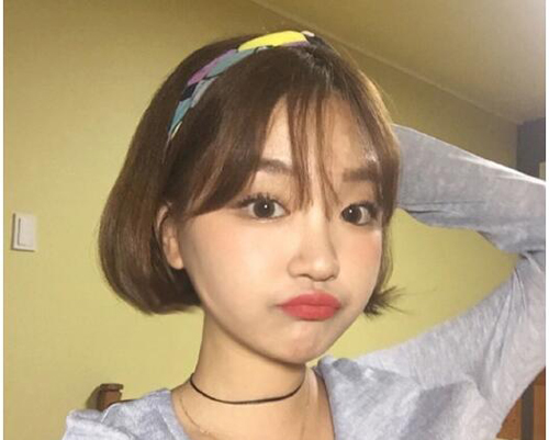 夏季清爽学生短发发型