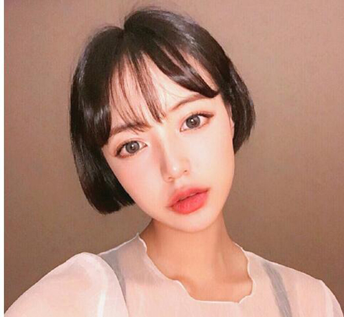 夏季清爽学生短发发型