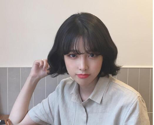 夏季清爽学生短发发型