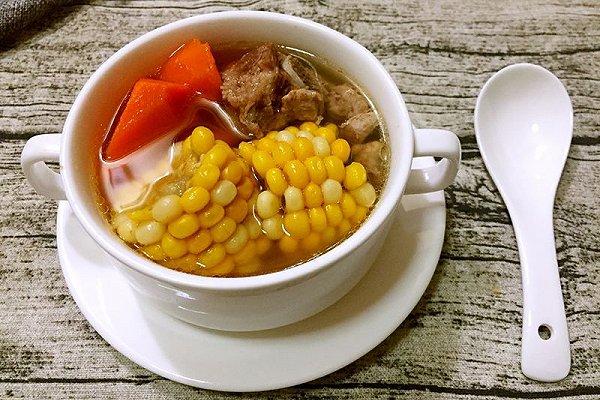 玉米排骨汤的功效与作用
