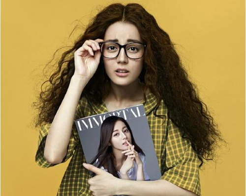 女星迪丽热巴鹿晗什么关系 看迪丽热巴龙须刘海发型