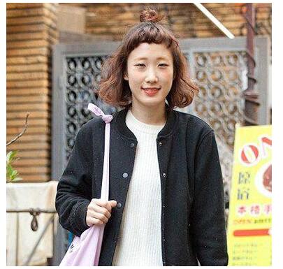 今年最流行的短发扎发发型