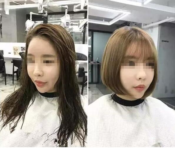 妹子真人示范短发好看还是长发好看