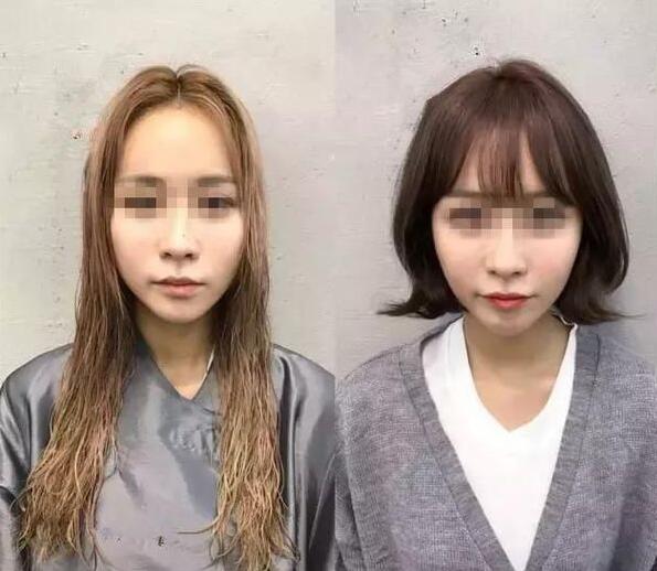 妹子真人示范短发好看还是长发好看