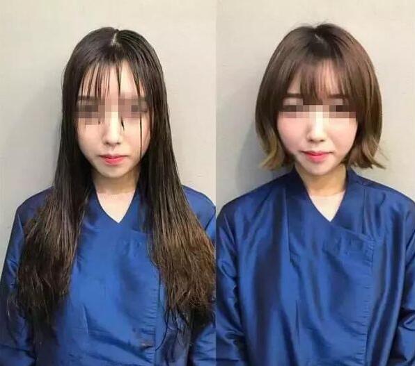 妹子真人示范短发好看还是长发好看