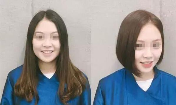 妹子真人示范短发好看还是长发好看