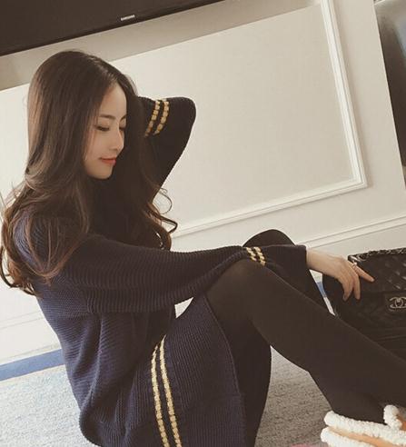 这个冬天就要美 时尚百搭针织连衣裙满足你