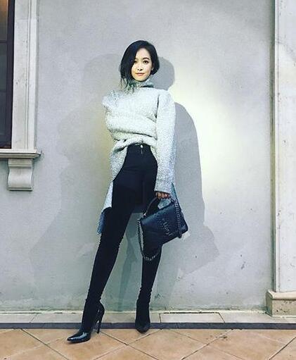 什么样的发型能hold住高领衫
