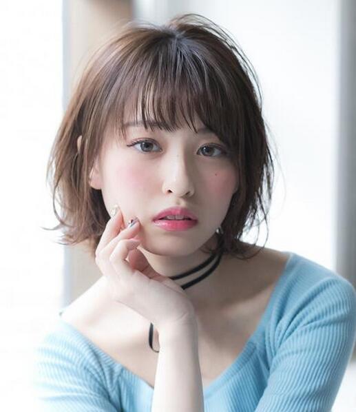 让你瘦10斤的日系小脸发型女