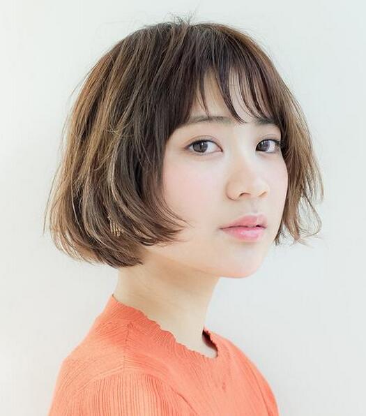 让你瘦10斤的日系小脸发型女