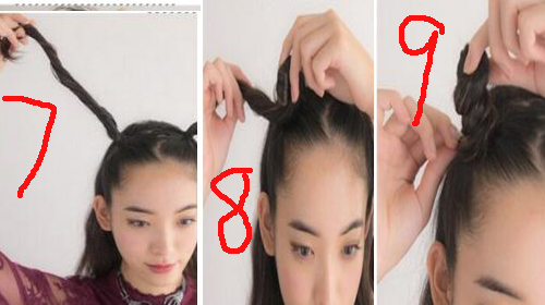有人扎哪吒头出门吗?短发怎么扎哪吒头图解