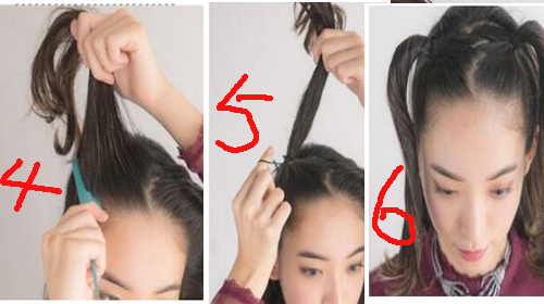 有人扎哪吒头出门吗?短发怎么扎哪吒头图解