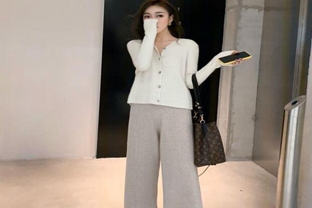 小个子阔腿裤搭什么上衣？这五个阔腿裤穿衣搭配美极了