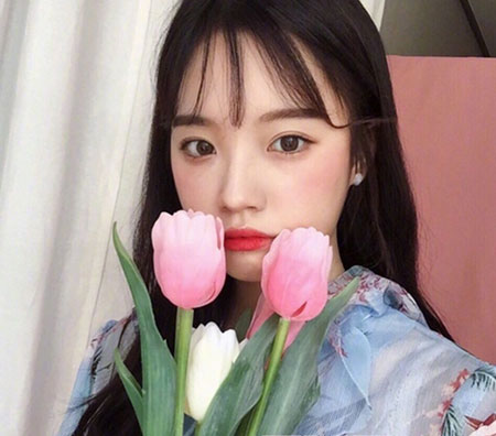 甜美女生中长发发型 夏季超爱的