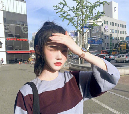 甜美女生中长发发型 夏季超爱的