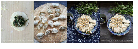 素馅荠菜饺子的做法大全图解