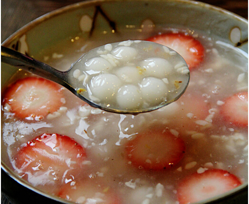 糯米粉怎么做小圆子 水果小圆子的做法大全