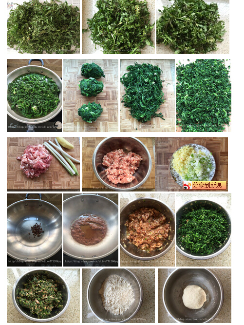 素馅荠菜饺子的做法大全图解