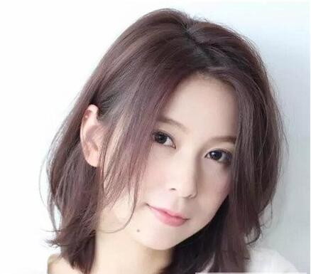 高颧骨瘦长脸女生适合的减龄修颜刘海发型图片